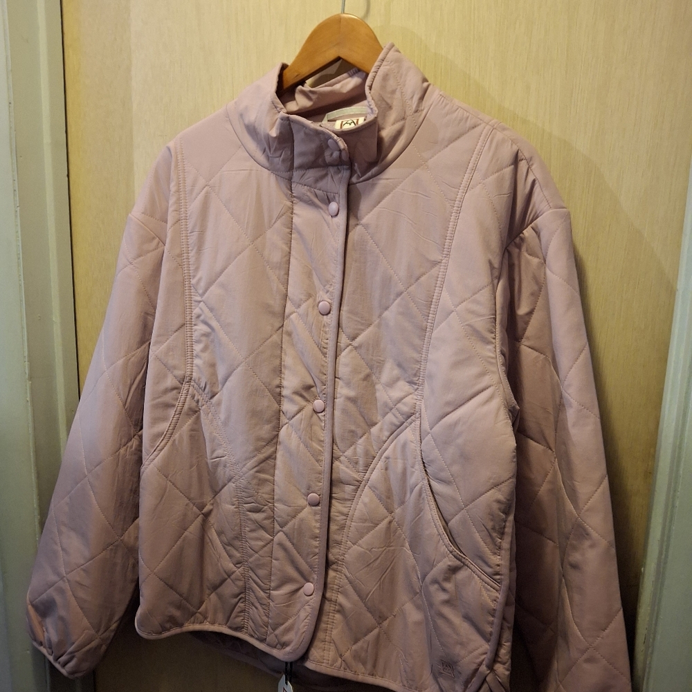 Avalanche PUFFER QUILTED Jacket CA8139 Color: ROSE